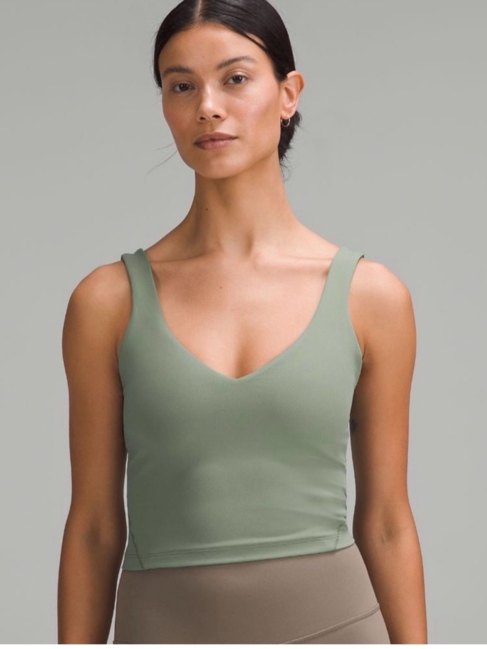 Lululemon Align Tank Top in grey eucalyptus